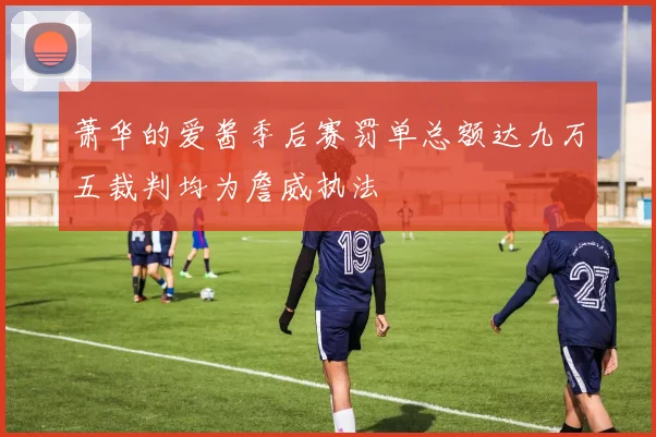 萧华的爱酱季后赛罚单总额达九万五裁判均为詹威执法